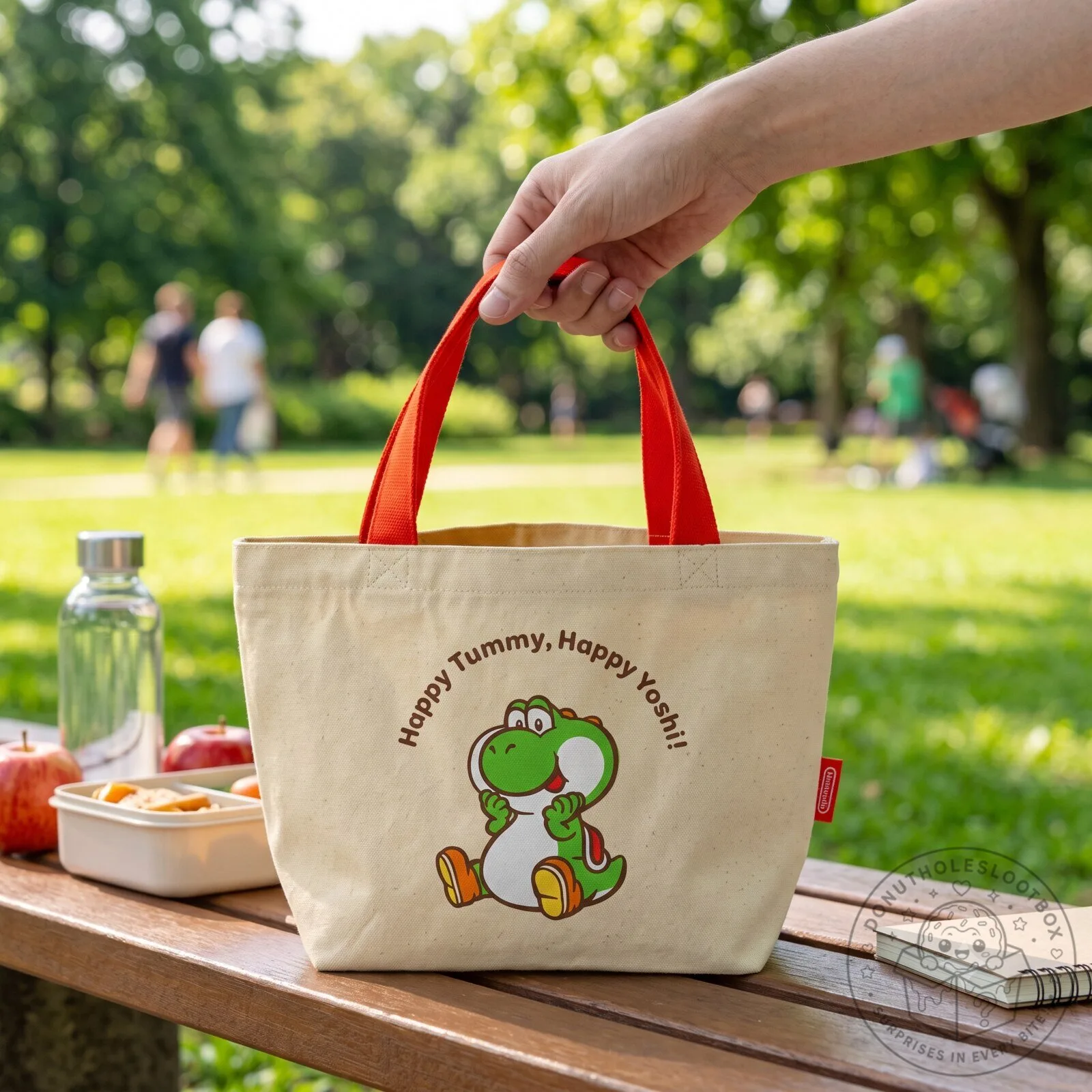Yoshi-themed insulated tote bag (Yoshi cooler tote)