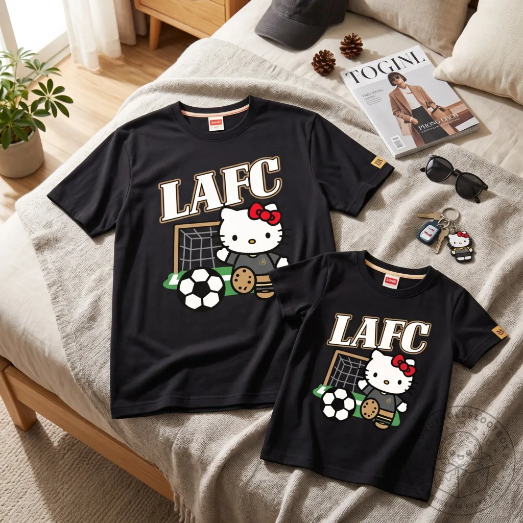 Hello Kitty Soccer Graphic T Shirt Hello Kitty Soccer Graphic T Shirt