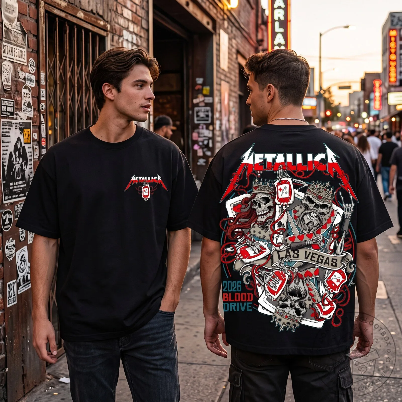 2026 Metallica x Red Cross Squindo Las Vegas Exclusive T-shirt