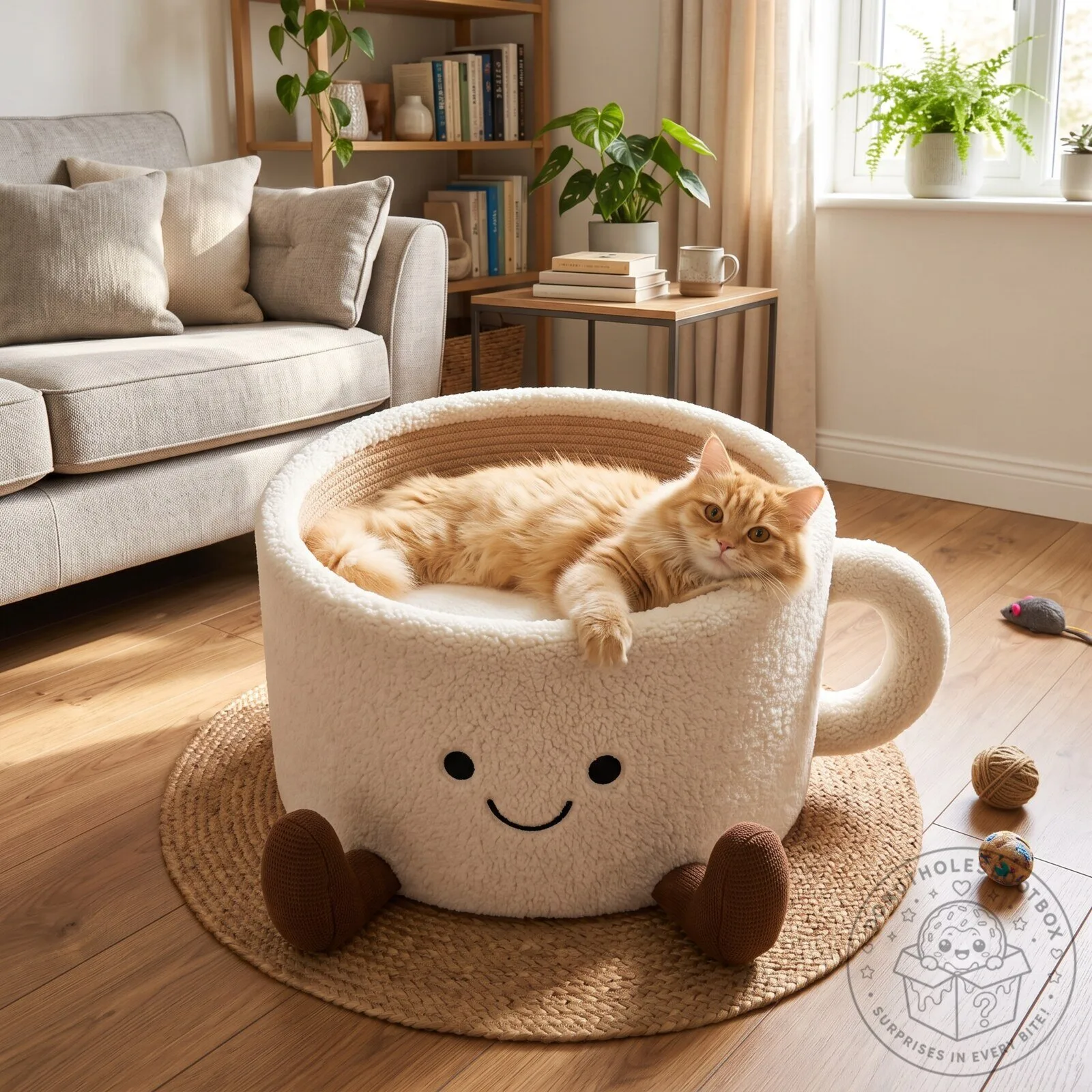 Coffee Cup Cat Bed – Cosy Plush Enclosed Pet Nest 2026 4 Coffee Cup Cat Bed – Cosy Plush Enclosed Pet Nest 2026