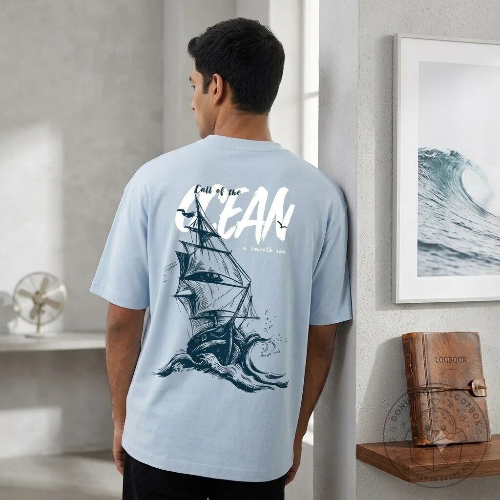 Call Of The Ocean Oversized T-Shirt 2026