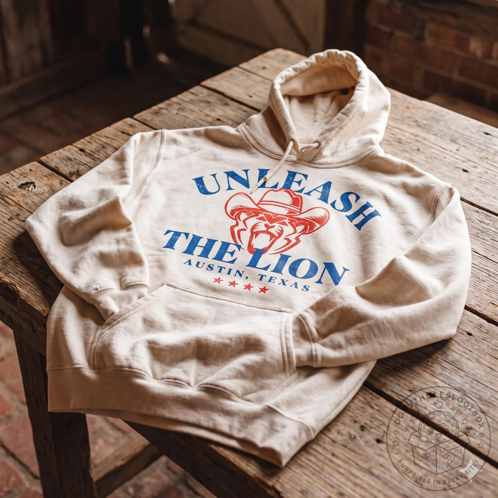 Unleash the Lion Austin Cowboy Graphic Hoodie